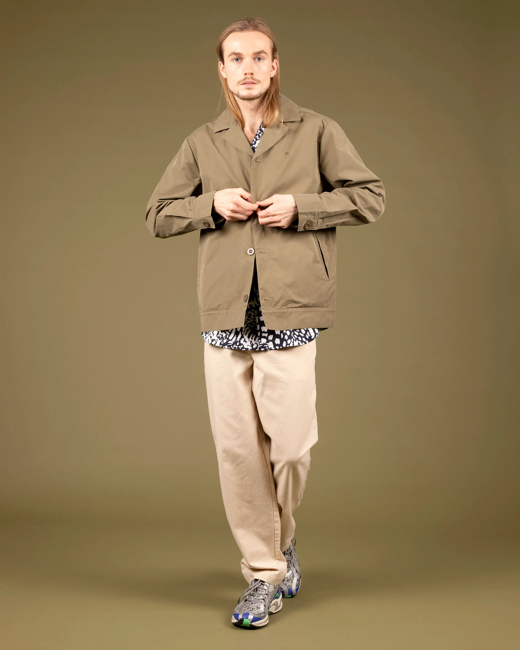 Blended Cotton Blazer Jacket - Image 4