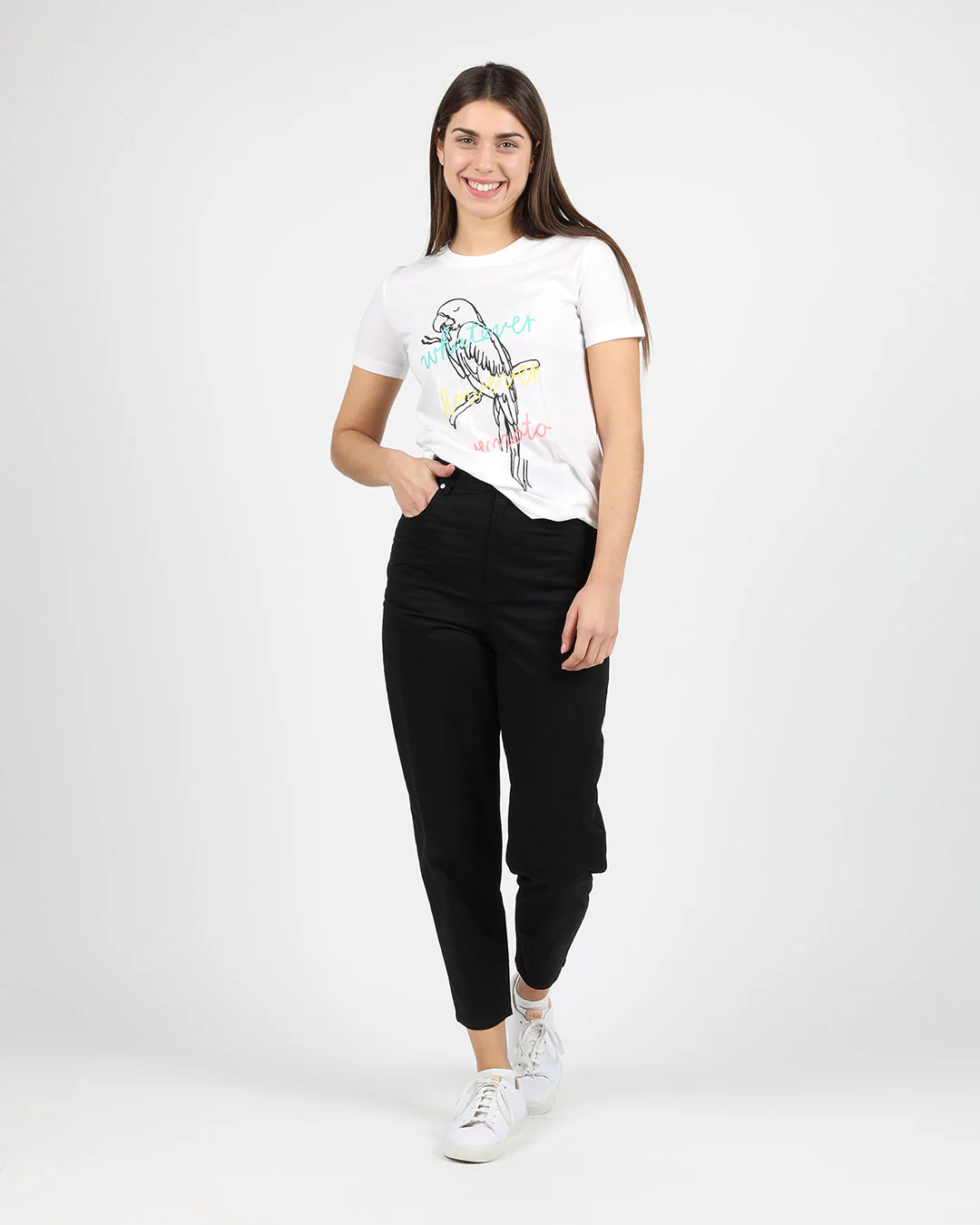 Blended Cotton Artwork T-Shirt - Image 4