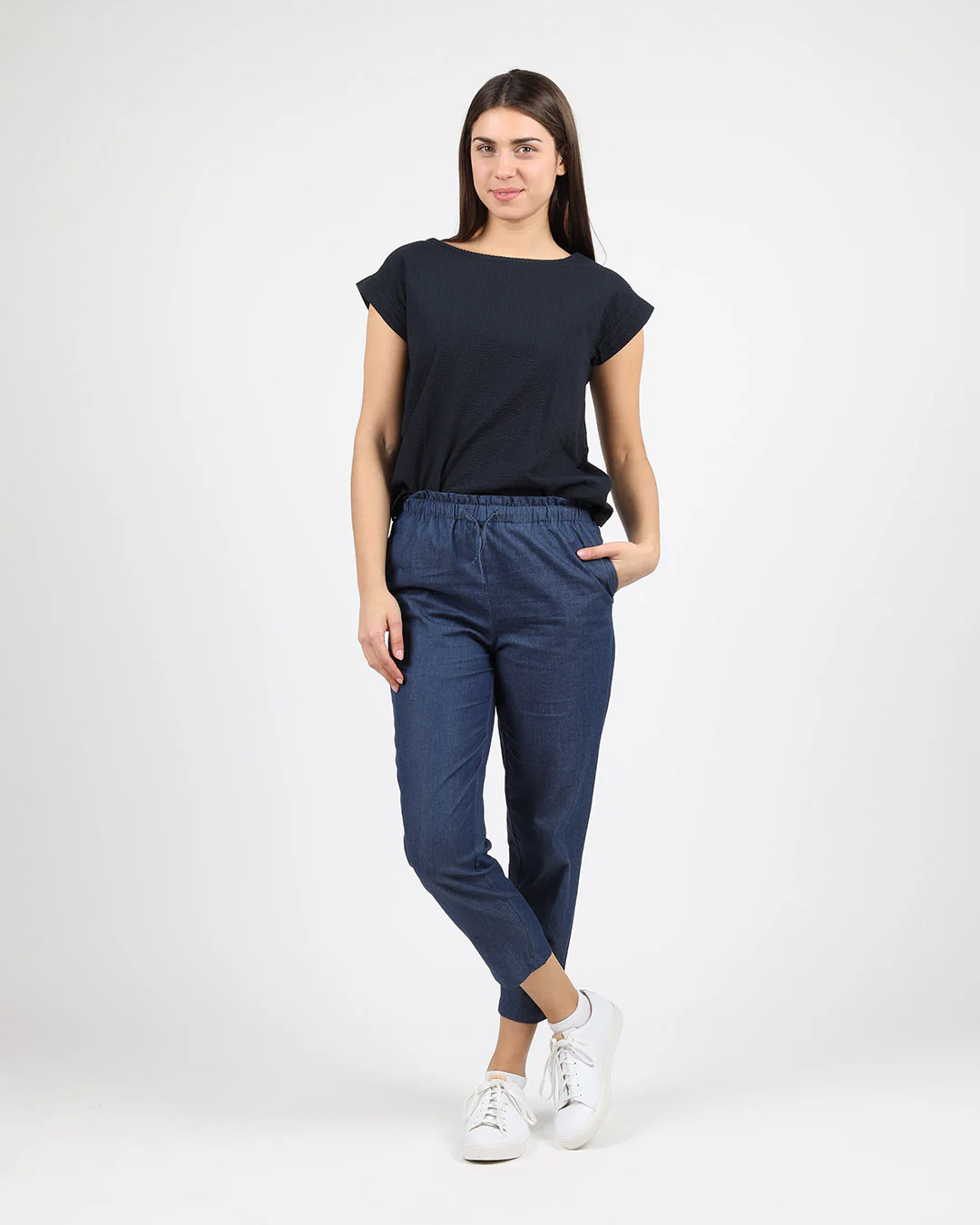 Cotton Seersucker T-Shirt - Image 4