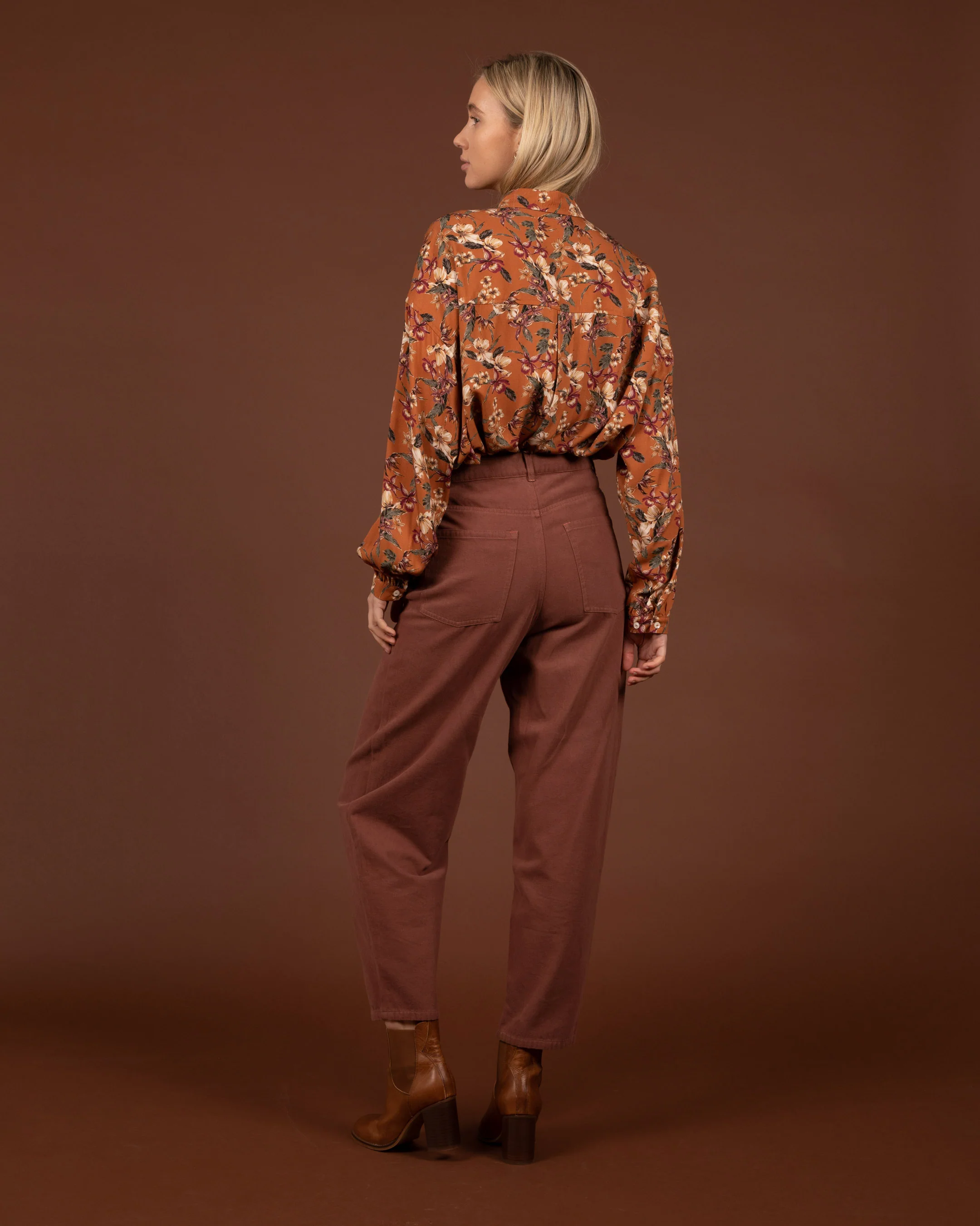 Cotton Flannel 5-Pocket Pants - Image 4