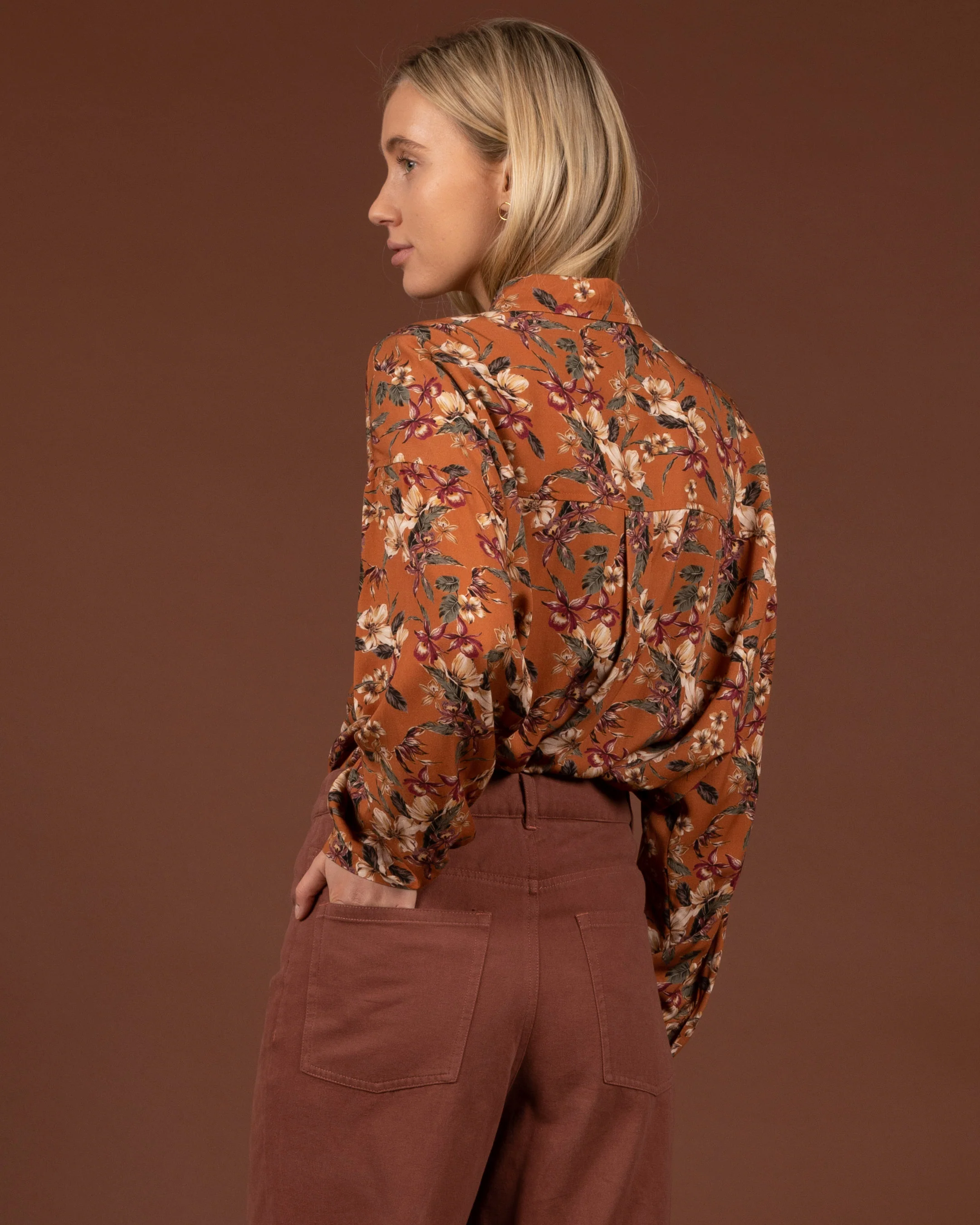 Cotton Flannel 5-Pocket Pants - Image 5