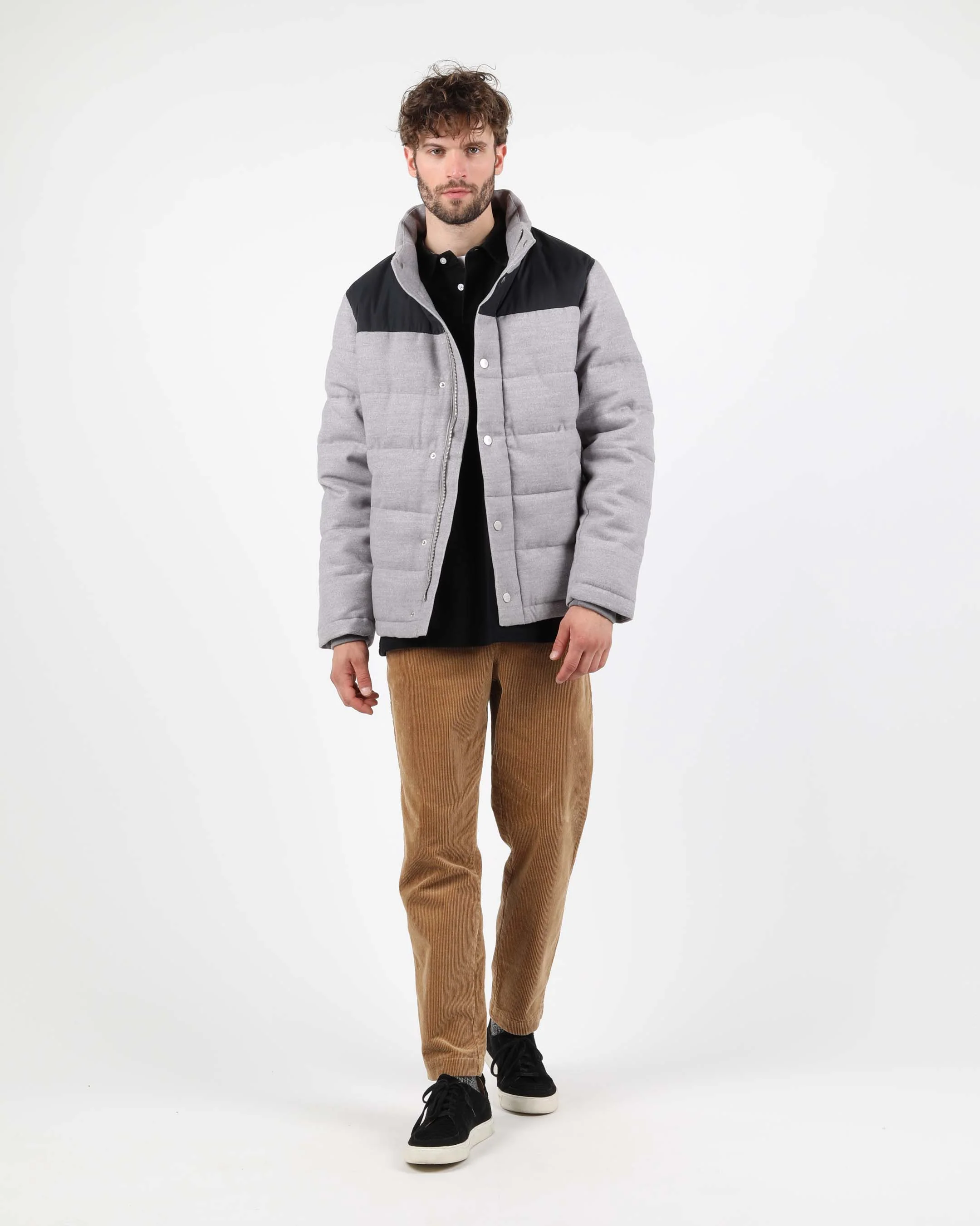 Vegan Felt Puffer Jacket - Image 14