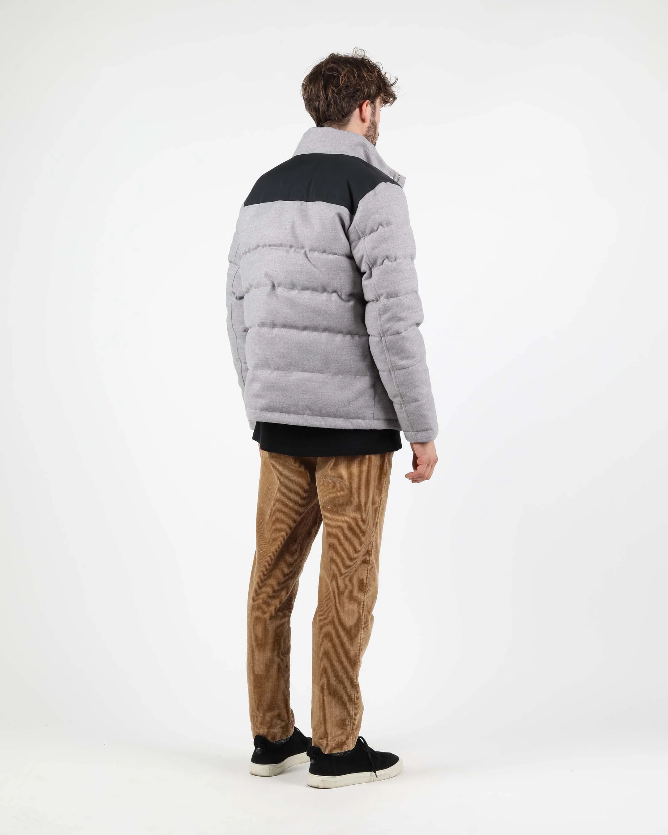 Vegan Felt Puffer Jacket - Image 16