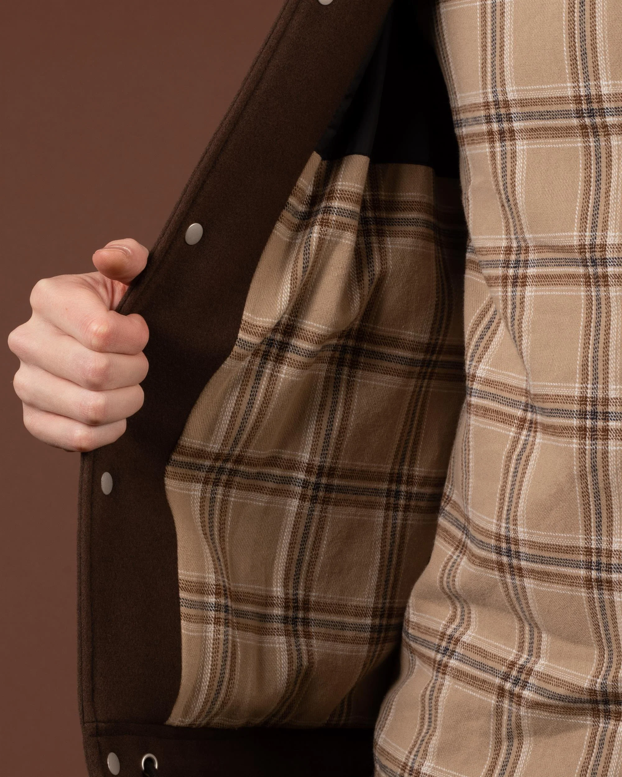 Vegan Felt Coach Jacket - Image 4