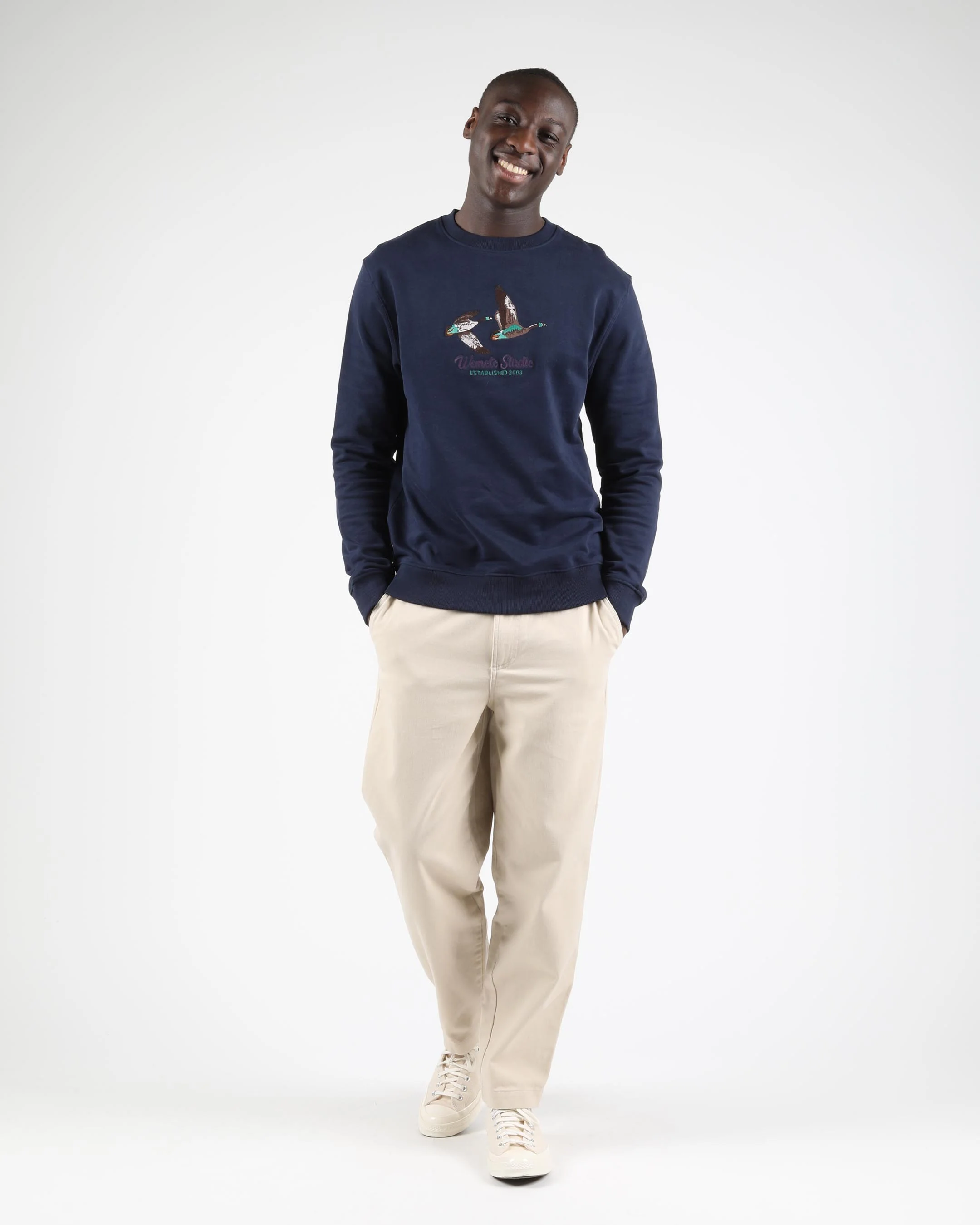 Embroidered Crewneck Sweatshirt - Image 4