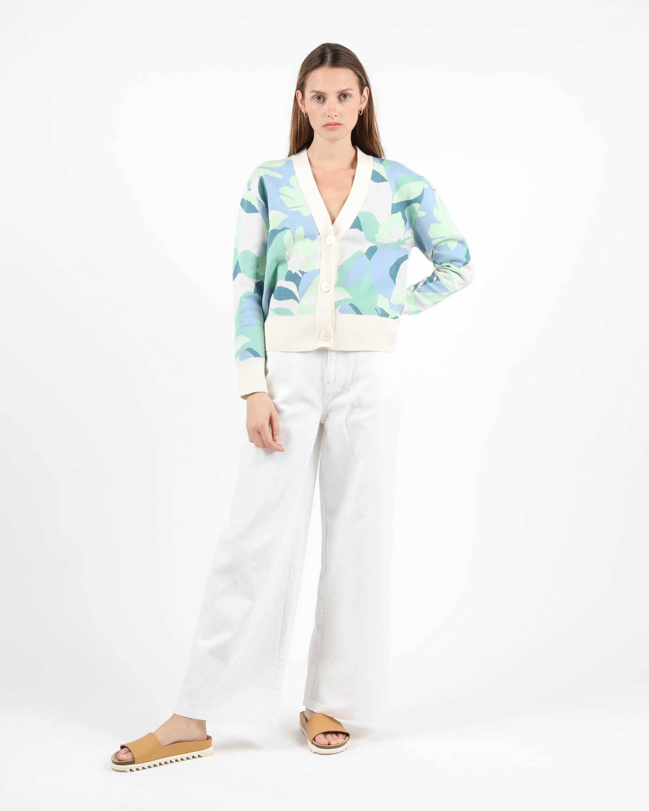 Jacquard Knit Cardigan - Image 3