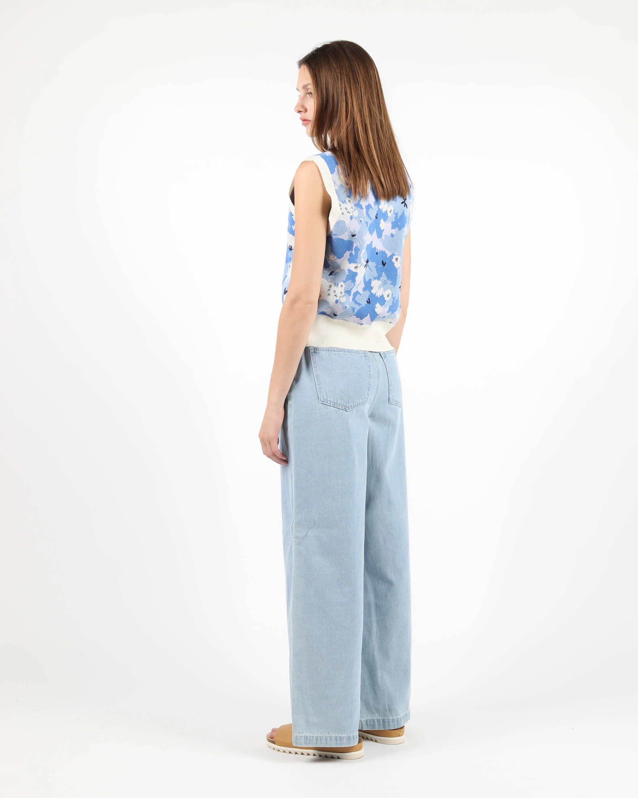 Jacquard Knit Vest - Image 3