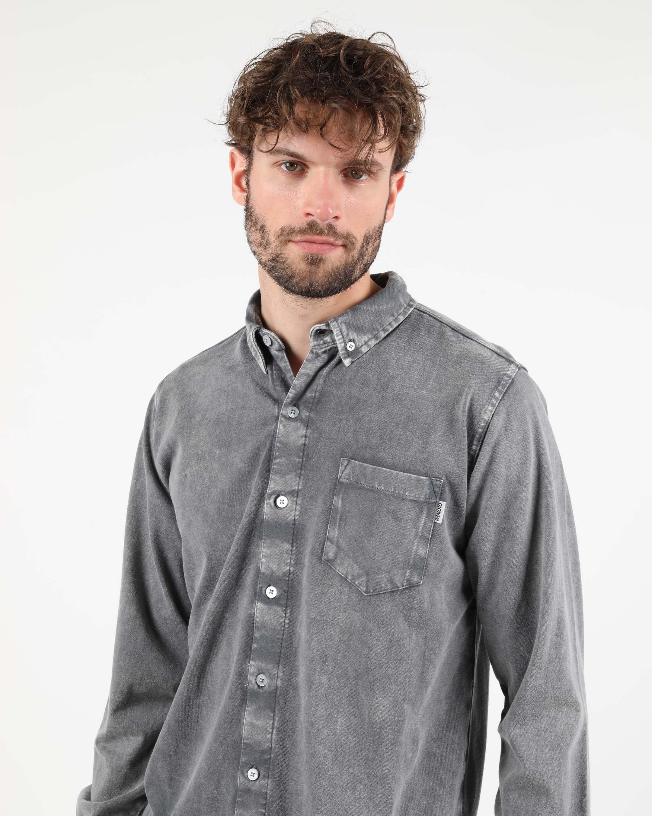Garment Dyed Cotton Shirt - Image 10