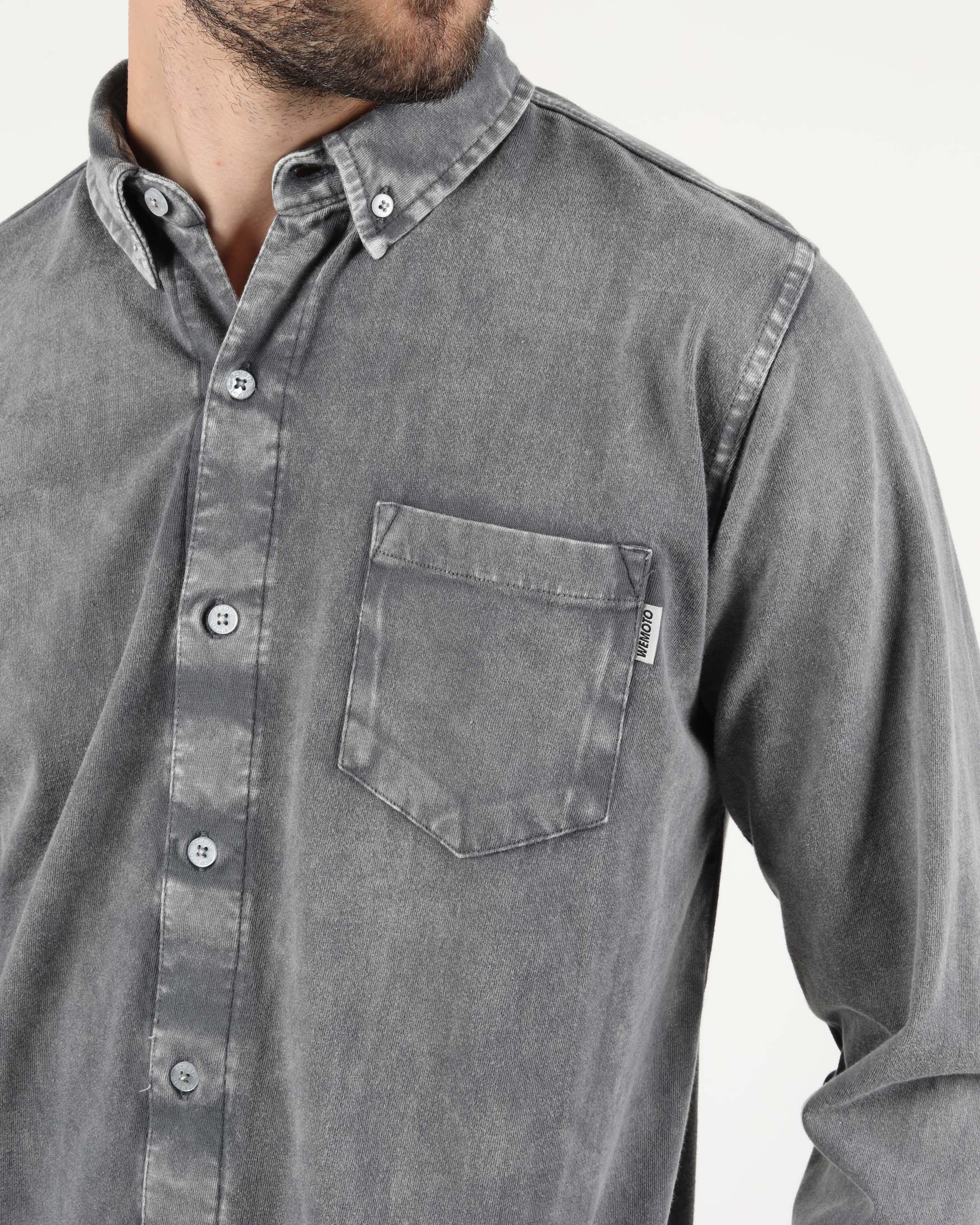 Garment Dyed Cotton Shirt - Image 11