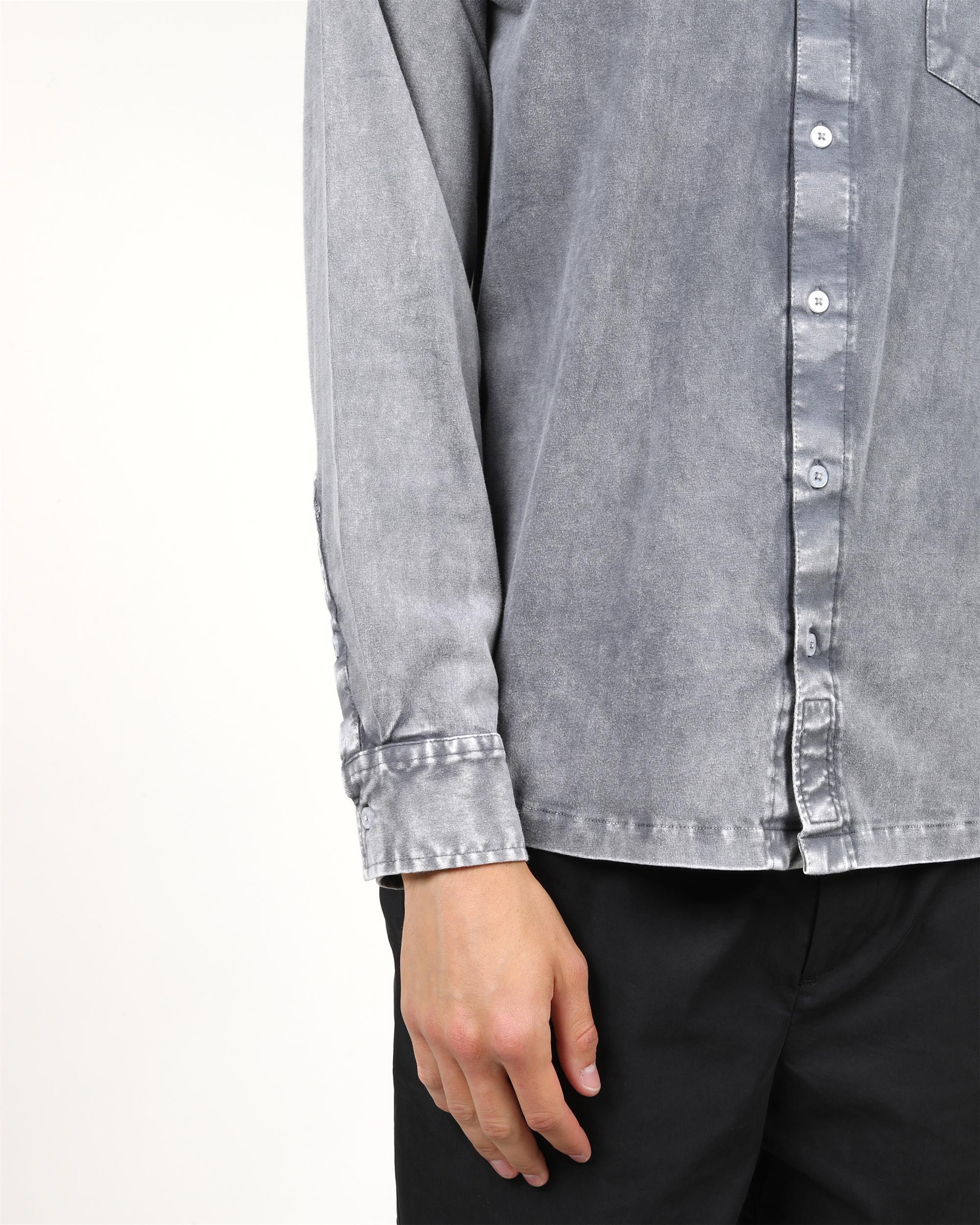 Garment Dyed Cotton Shirt - Image 21