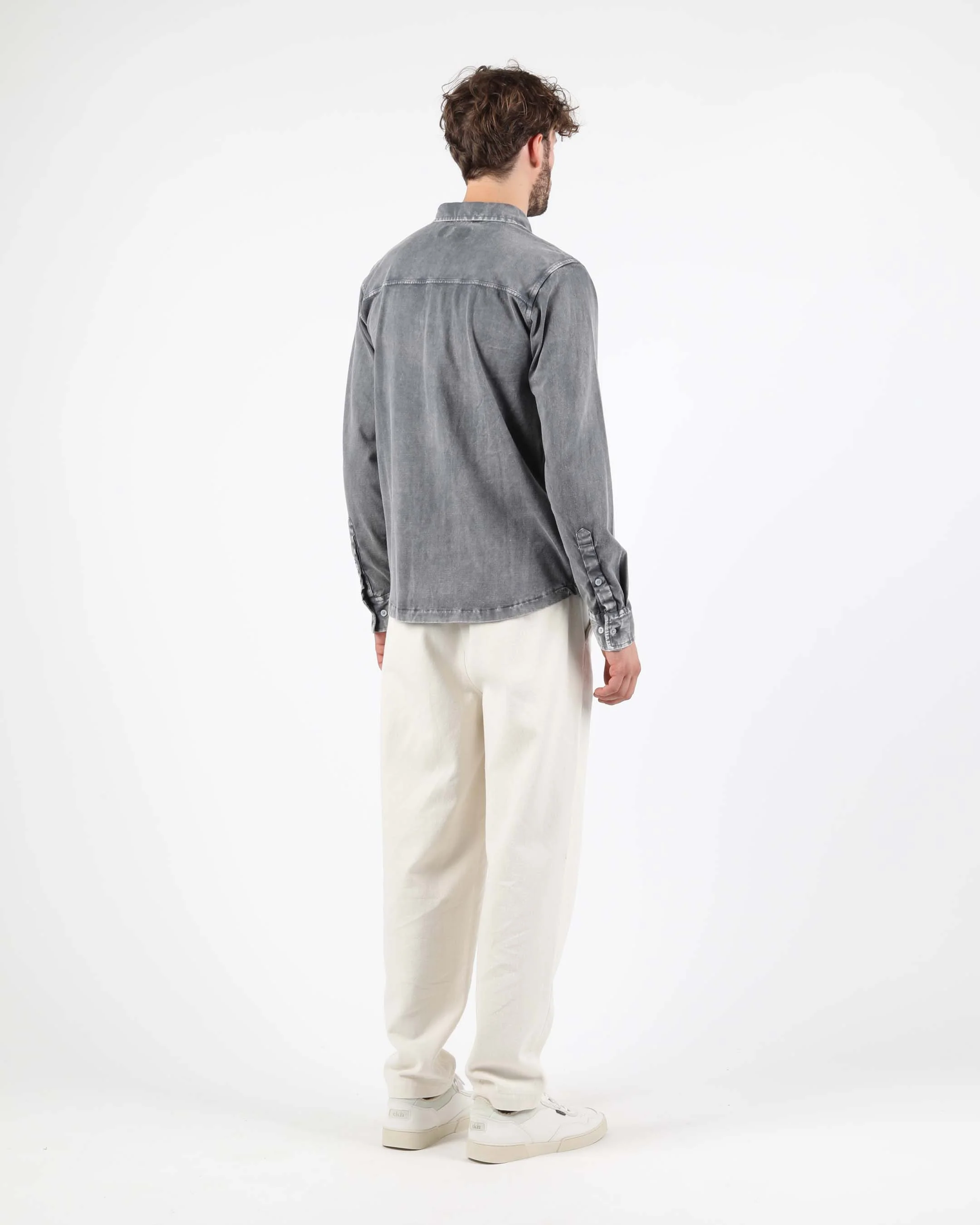 Garment Dyed Cotton Shirt - Image 8