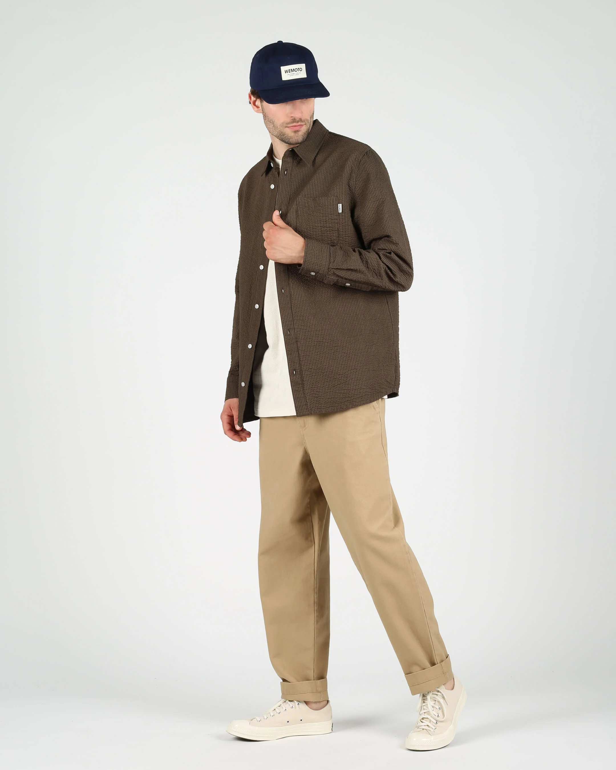 Cotton Seersucker Button Down Shirt - Image 6