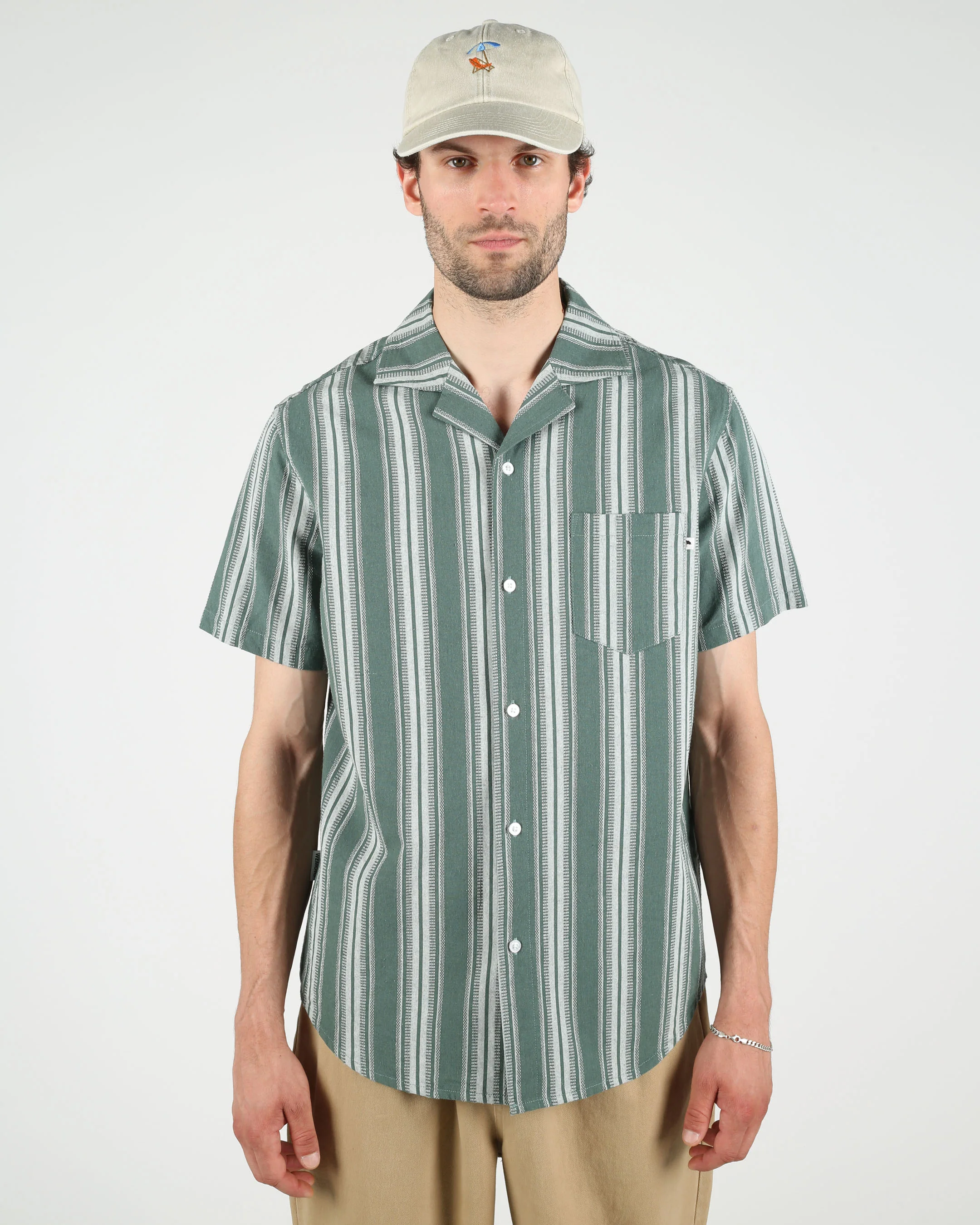 Cotton Resort Collar Shirt - Image 3